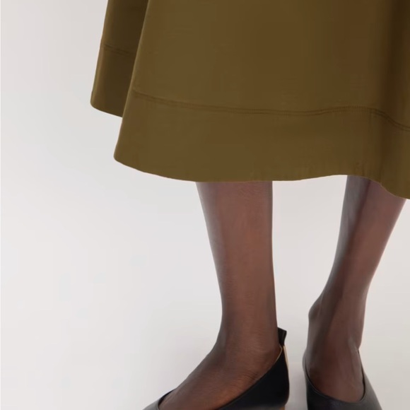 NWT Everlane The Long-Sleeve Riviera Dress Size Small - Beech - Picture 3 of 13